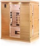 Infrarotkabine PIERSON 160x105 cm, 6 Vollspektrumstrahler, 2-3 Personen