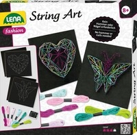 LENA String Art Schmetterling & Herz