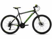 KS Cycling Mountainbike Hardtail 26'' Sharp schwarz-grün RH 51 cm