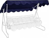 Sonnendach 210 x 145 cm PE blau