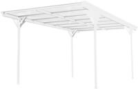 Westmann Carport Flachdach 15 m&sup2; weiss