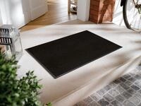 Rutschfeste Fu&szlig;matte Raven Black 90 x 60 cm