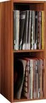 VCM Schallplatten-Regal "Platto 2-Fach" Kern-Nussbaum