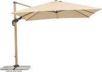 Schneider Schirme Schneider Ampelschirm RHODOS TWIST WOODY, ca. 300 x 300 cm, natur