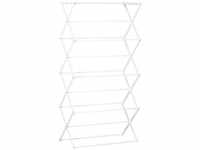 HOMCOM Wäscheständer faltbar 8-stufiger Trockengestell Trockenständer Metall