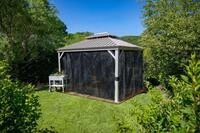 50NRTH Sojag Aluminium Pavillon Messina 12x16 champagner