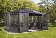 Sojag Aluminium Pavillon und Wintergarten Charleston 12x18 anthrazit