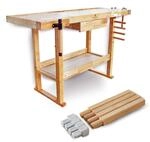 Hobelbank WORK-1520 aus Massivholz Hobelbank WORK-1520 aus Massivholz