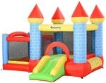 Aufblasbare H&uuml;pfburg mit Rutsche Pool f&uuml;r 3 Kinder Burg Springburg mit...