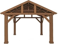 50NRTH Westmann Premium Holzpavillon Yukon 14x12 natur