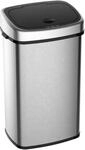 Automatik M&uuml;lleimer Abfalleimer mit Infrarotsensor K&uuml;cheneimer 48L Silber L40,5 x