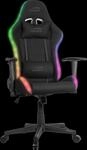 REGYS RGB Gaming Chair, black fabric