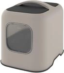MyPet Biala Katzenklo mit Haube und Schaufel, cappuccino/anthrazit, recycletes MyPet Biala Katzenklo mit Haube und Schaufel, cappuccino/anthrazit, recycletes