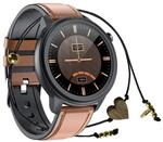 Maxcom Smartwatch Bluetooth 4.2 Herren Uhr 7 Zifferblattdesigns Schwarz