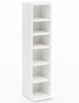 Design B&uuml;cherregal WL5. Wei&szlig;