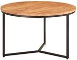 Wohnling Couchtisch 60x60x38 cm Akazie Massivholz