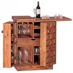 Wohnling Barschrank aus Massivholz