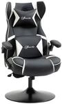 Vinsetto Gamingsessel mit Wippfunktion Gamingstuhl mit Lautsprecher B&uuml;rostuhl PU