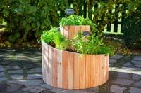 Westmann Holz Hochbeet Kr&auml;uterschnecke natur &Oslash;55x74 cm
