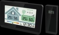 Funk-Wetterstation mit L&uuml;ftungsempfehlung Hygrometer 1x Sensor Displaybeleuchtung