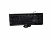 IMK-377 Wireless Multimedia-Tastatur und Maus Set Schwarz