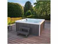 HOME DELUXE Outdoor Whirlpool STREAM BIG inkl. Treppe und Thermoabdeckung