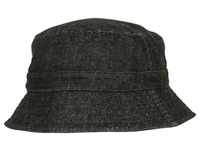 Flexfit Denim Bucket Hat, black/grey