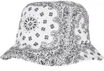 Flexfit Bandana Print Bucket Hat, white