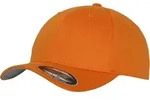 Flexfit&reg; Wooly Combed Bacecap mit Flexband f&uuml;r eine optimale Passform, orange, L/XL