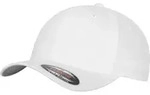 Flexfit&reg; Wooly Combed Bacecap mit Flexband f&uuml;r eine optimale Passform, white, L/XL
