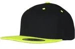 Flexfit Classic Snapback 2-Tone Cap, black / neon yellow