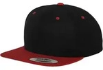 Flexfit Classic Snapback 2-Tone Cap, black / red