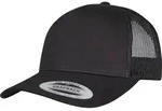 Flexfit 5-Panel Retro Trucker Cap, black