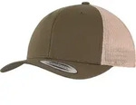 Flexfit Retro Trucker 2-Tone Cap, mossgreen/khaki