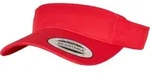 Flexfit Curved Visor Cap, red
