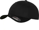 Flexfit&reg; Wooly Combed Bacecap mit Flexband f&uuml;r eine optimale Passform, black /