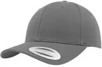Flexfit Curved Classic Snapback Cap, dark grey