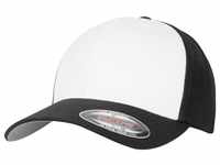 Flexfit Mesh Colored Front Cap, black/white/black, S/M