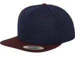 Flexfit Classic Snapback 2-Tone Cap, navy/maroon