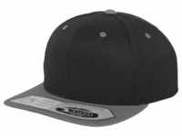 Flexfit 110 Fitted Snapback Cap, black/grey