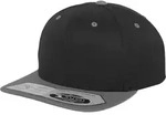 Flexfit 110 Fitted Snapback Cap, black/grey