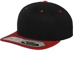 Flexfit 110 Fitted Snapback Cap, black / red