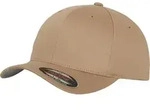 Flexfit&reg; Wooly Combed Bacecap mit Flexband f&uuml;r eine optimale Passform, khaki, S/M