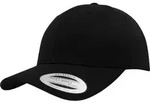 Flexfit Curved Classic Snapback Cap, black