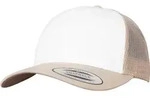 Flexfit Retro Trucker Colored Front Cap, khaki/white/khaki