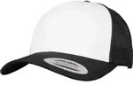 Flexfit Retro Trucker Colored Front Cap, black/white/black