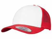 Flexfit Retro Trucker Colored Front Cap, red/white/red
