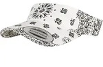 Flexfit Visor Bandana Print, white