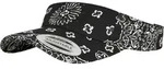 Flexfit Visor Bandana Print, black