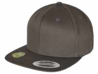 Flexfit Organic Cotton Snapback Cap, dark grey